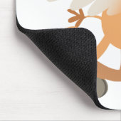 Schattigee Cartoon Winged-Camel Mousepad Muismat (Hoek)