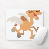 Schattigee Cartoon Winged-Camel Mousepad Muismat (Met muis)