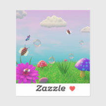 Schattigee Cartoon Wonderland: aangepaste gesneden