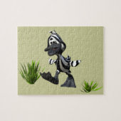 Schattigee Cartoon Zebra Duck Legpuzzel (Horizontaal)