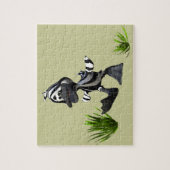 Schattigee Cartoon Zebra Duck Legpuzzel (Verticaal)