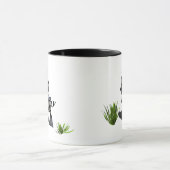 Schattigee Cartoon Zebra Duck Mok (Midden)