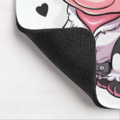 Schattigee cartoonachtige koe met grote expressiev muismat (Hoek)