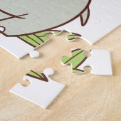 Schattigee Cartoons – Giraffe, leeuw en aap Legpuzzel (Zijkant)