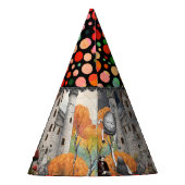 Schattigee Castle Alice Lewis Carroll Stippen Feesthoedjes (Achterkant)