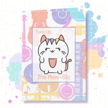 Schattigee Cat Cartoon Verjaardag Grappig Gezegde