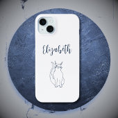 Schattigee Cat Cartoon Winking Kat Eenvoudig Case-Mate iPhone Case