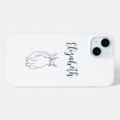 Schattigee Cat Cartoon Winking Kat Eenvoudig Case-Mate iPhone Case (Achterkant (horizontaal))