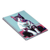 Schattigee Cat Chillin' Notitieboek (Rechterzijde)