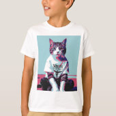 Schattigee Cat Chillin' T-shirt (Voorkant)