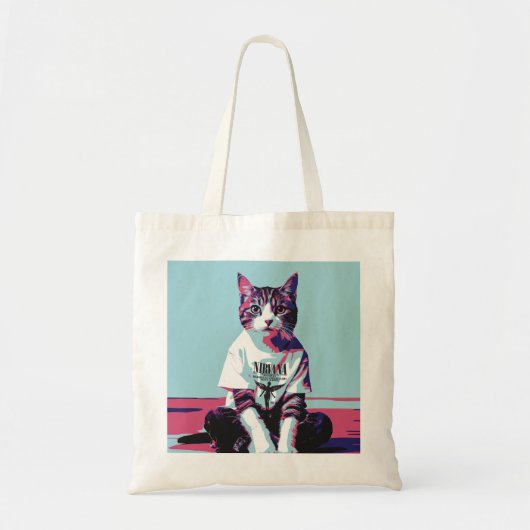 Schattigee Cat Chillin' Tote Bag (Voorkant)