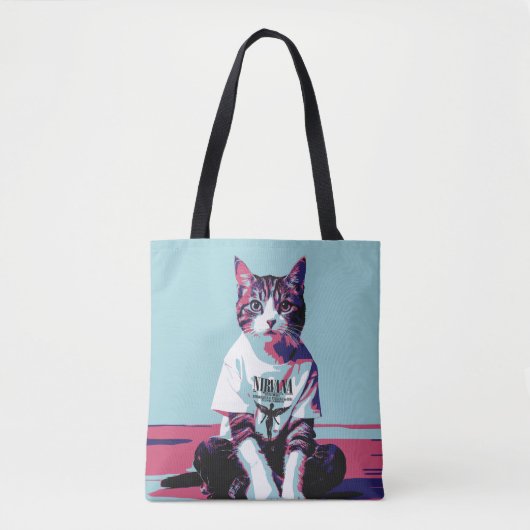 Schattigee Cat Chillin' Tote Bag (Voorkant)