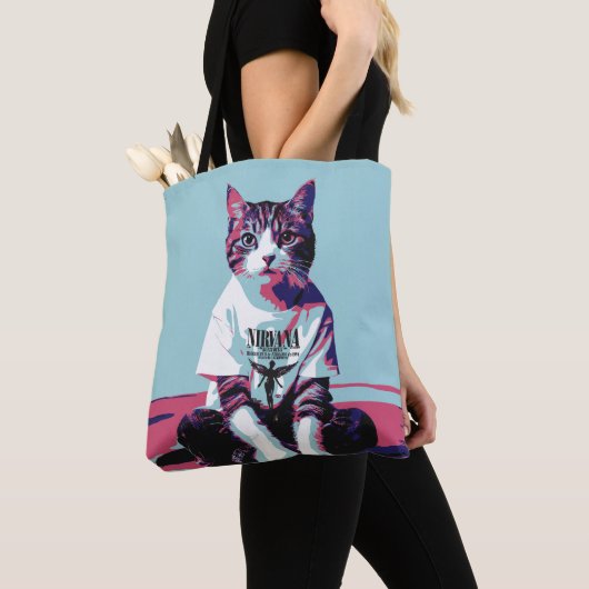 Schattigee Cat Chillin' Tote Bag (Dichtbij)