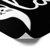 Schattigee Cat Comma-la Kamala Harris President 20 Poster (Hoek)