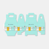 Schattigee Cat Couple Party Favoriet Box – Custom  Bedankdoosjes (Uitgevouwen)