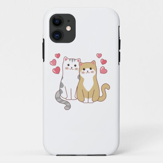 Schattigee Cat Design Accessoires Case-Mate iPhone Case (Achterkant)