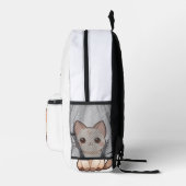 Schattigee Cat Design Rugzak – Stijlvol en functio (Rechts)