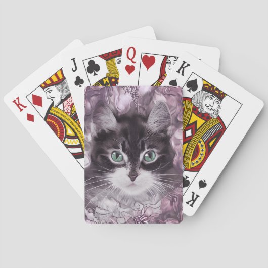 Schattigee Cat Design speelkaarten. Pokerkaarten (Achterkant)