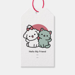 Schattigee Cat & Dog 'Fur-Real Friends Forever' On Cadeaulabel