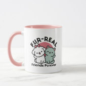 Schattigee Cat & Dog 'Fur-Real Friends Forever' On Mok (Links)