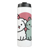 Schattigee Cat & Dog 'Fur-Real Friends Forever' On Thermosbeker (Voorkant)