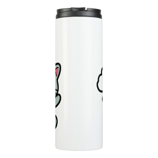 Schattigee Cat & Dog 'Fur-Real Friends Forever' On Thermosbeker (Achterkant)