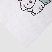 Schattigee Cat & Dog 'Fur-Real Friends Forever' On Tissuepapier (Detail)