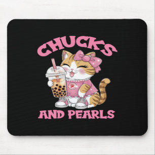 Schattigee Cat Drink Bubble Tea Kitten Lover Muismat