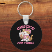 Schattigee Cat Drink Bubble Tea Kitten Lover Sleutelhanger (Voorkant)