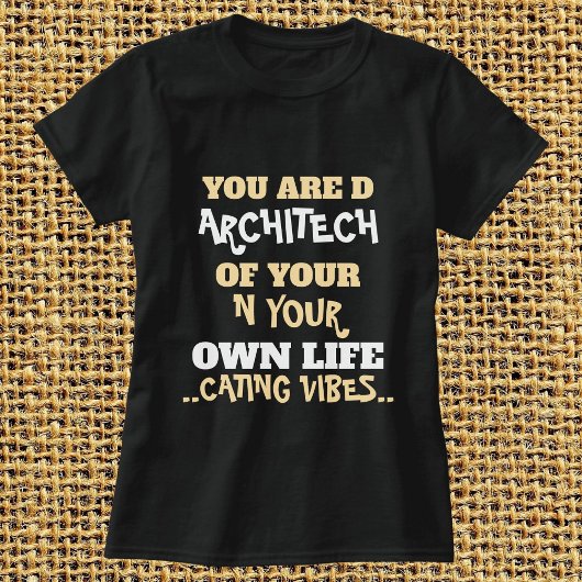 Schattigee Cat Eenvoudige Stijlvolle Quote Geperso T-shirt