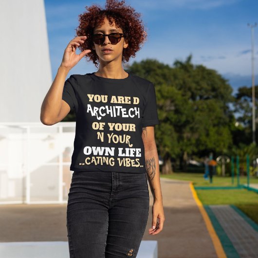 Schattigee Cat Eenvoudige Stijlvolle Quote Geperso T-shirt