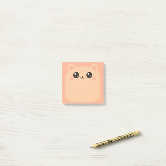 Schattigee Cat Face Sticky Notes Post It Notes (Op bureau)