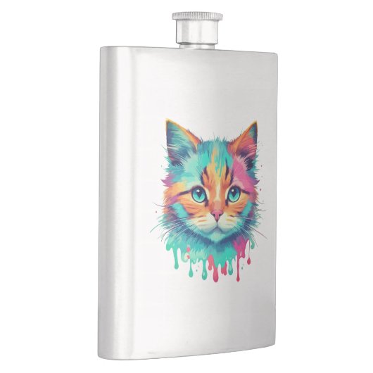 Schattigee Cat Face veelkleurig design-89059 Flacon (Rechts)