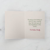 Schattigee Cat Floral Wedding Gefeliciteerd Groet Kaart (Binnen)