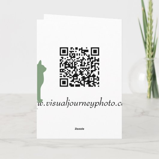 Schattigee Cat Gekke verjaardagskaart Kaart (Achterkant)