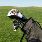 Schattigee cat graphics omgeven 1 golfheadcover (Insitu)