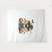 Schattigee CAT-graphics omgeven Wandkleed (Voorkant (horizontaal))