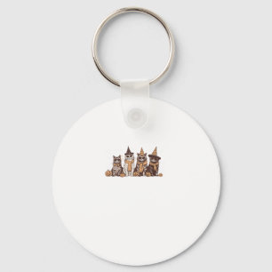 Schattigee Cat Halloween Kat Halloween Dieren Pet Sleutelhanger