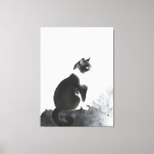 Schattigee Cat Home Decor Canvas Art Wall Art (Voorkant)