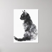 Schattigee Cat Home Decor Canvas Art Wall Art Afdruk (Voorkant)