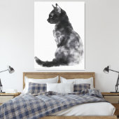 Schattigee Cat Home Decor Canvas Art Wall Art Afdruk (Insitu (Slaapkamer))