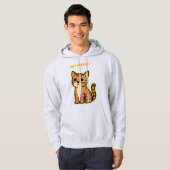 Schattigee Cat Hoodie - Funny Kitten voor kattenli (Voorkant volledig)