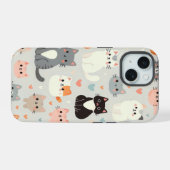 Schattigee Cat iPhone 15 Hoesje (Achterkant horizontaal)