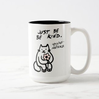 Schattigee Cat "Just Be Kind" koffie Mok – Positie