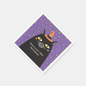 Schattigee Cat Kinder Halloween Party Papier serve Servet (Hoek)