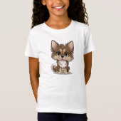 Schattigee Cat Kinder T-shirts – Schattig en comfo (Voorkant)