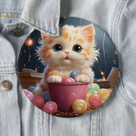Schattigee CAT-knop Ronde Button 6,0 Cm