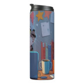 Schattigee Cat Laptop Travel Mug – Smart On-The-Go Thermosbeker (Geroteerd rechts)