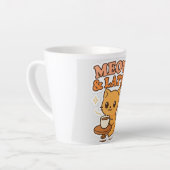 Schattigee Cat Latte Mok, kleine koffiekop Latte Mok (Linkerhoek)