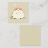 Schattigee Cat lifestyle Notitiekaartje (Voorkant / Achterkant)